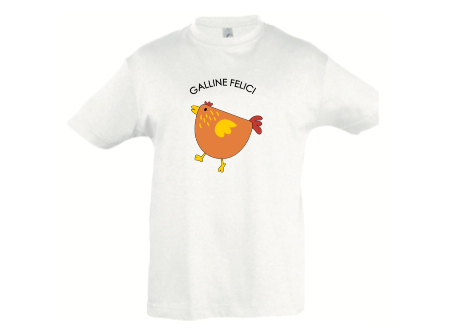 T-SHIRT GALLINE FELICI BAMBINI