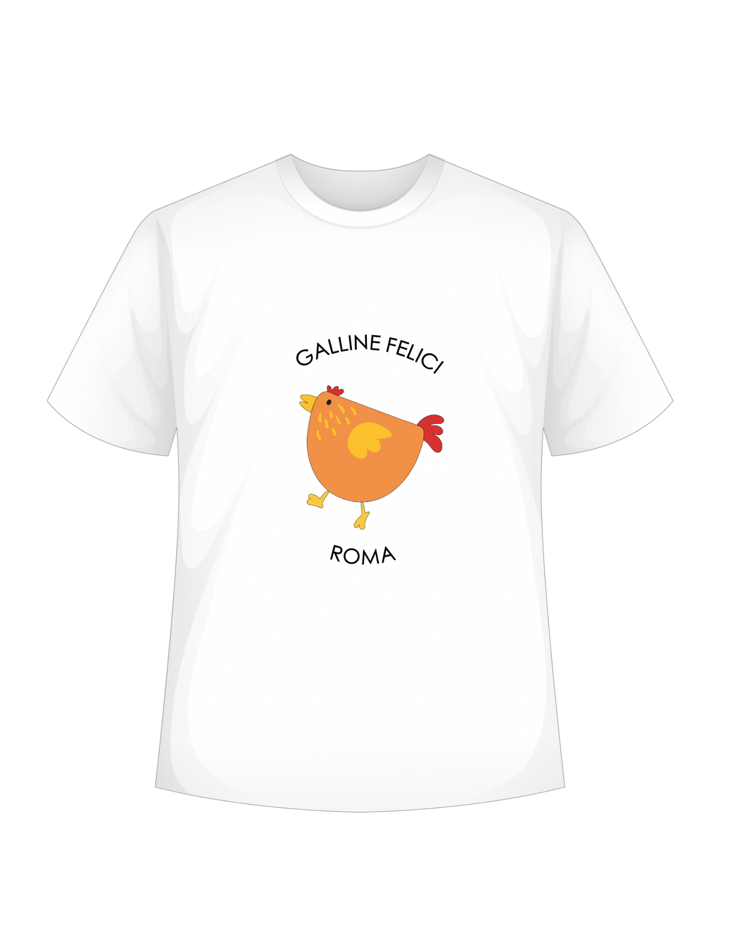 T-SHIRT GALLINE FELICI BAMBINO