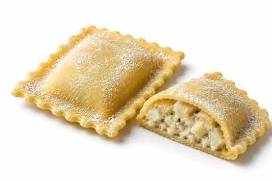 RAVIOLI RICOTTA E BACCALÁ