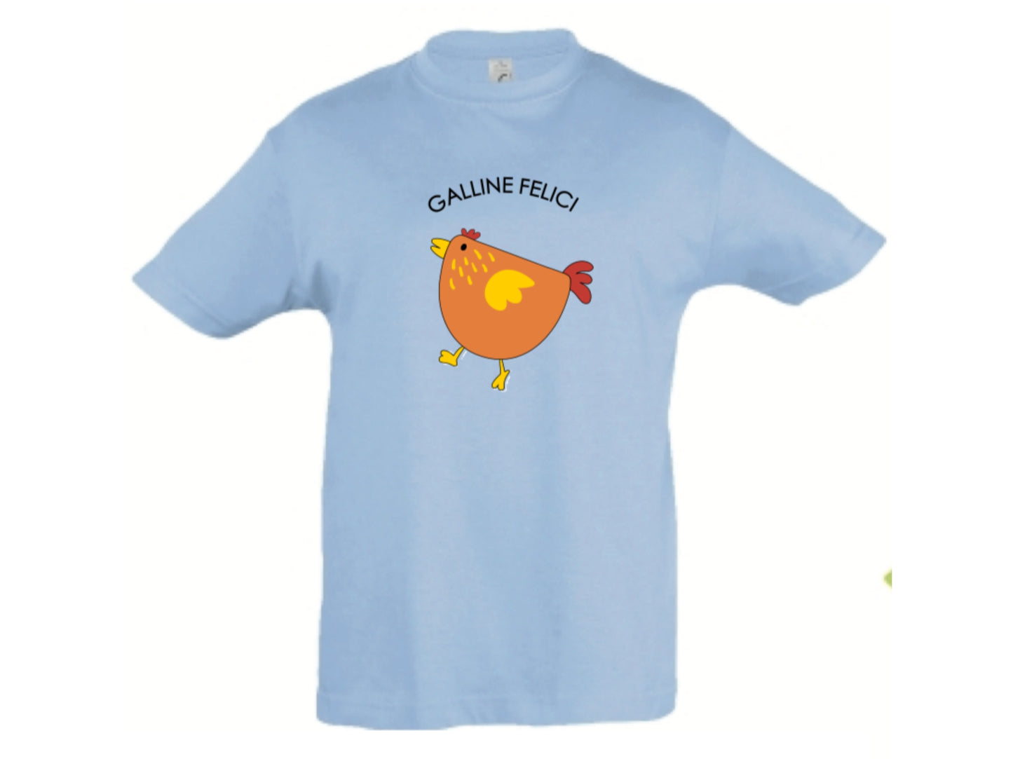 T-SHIRT GALLINE FELICI BAMBINI