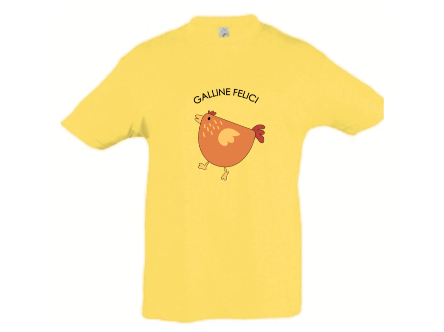 T-SHIRT GALLINE FELICI BAMBINI