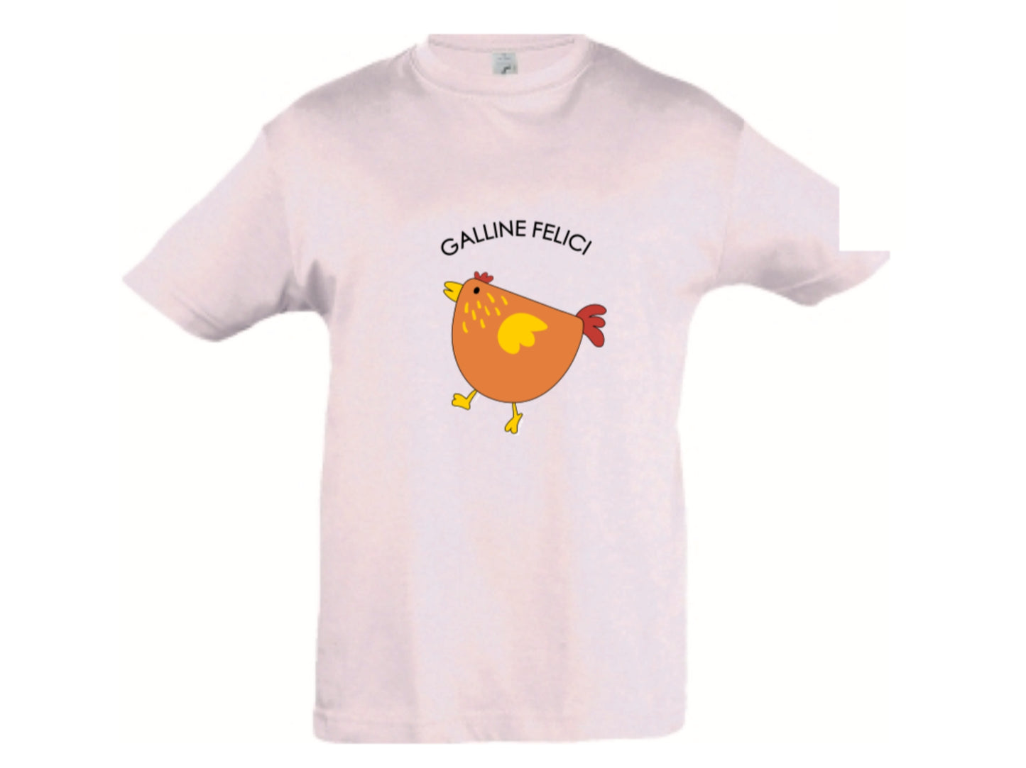 T-SHIRT GALLINE FELICI BAMBINI