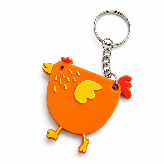 Portachiavi Galline Felici