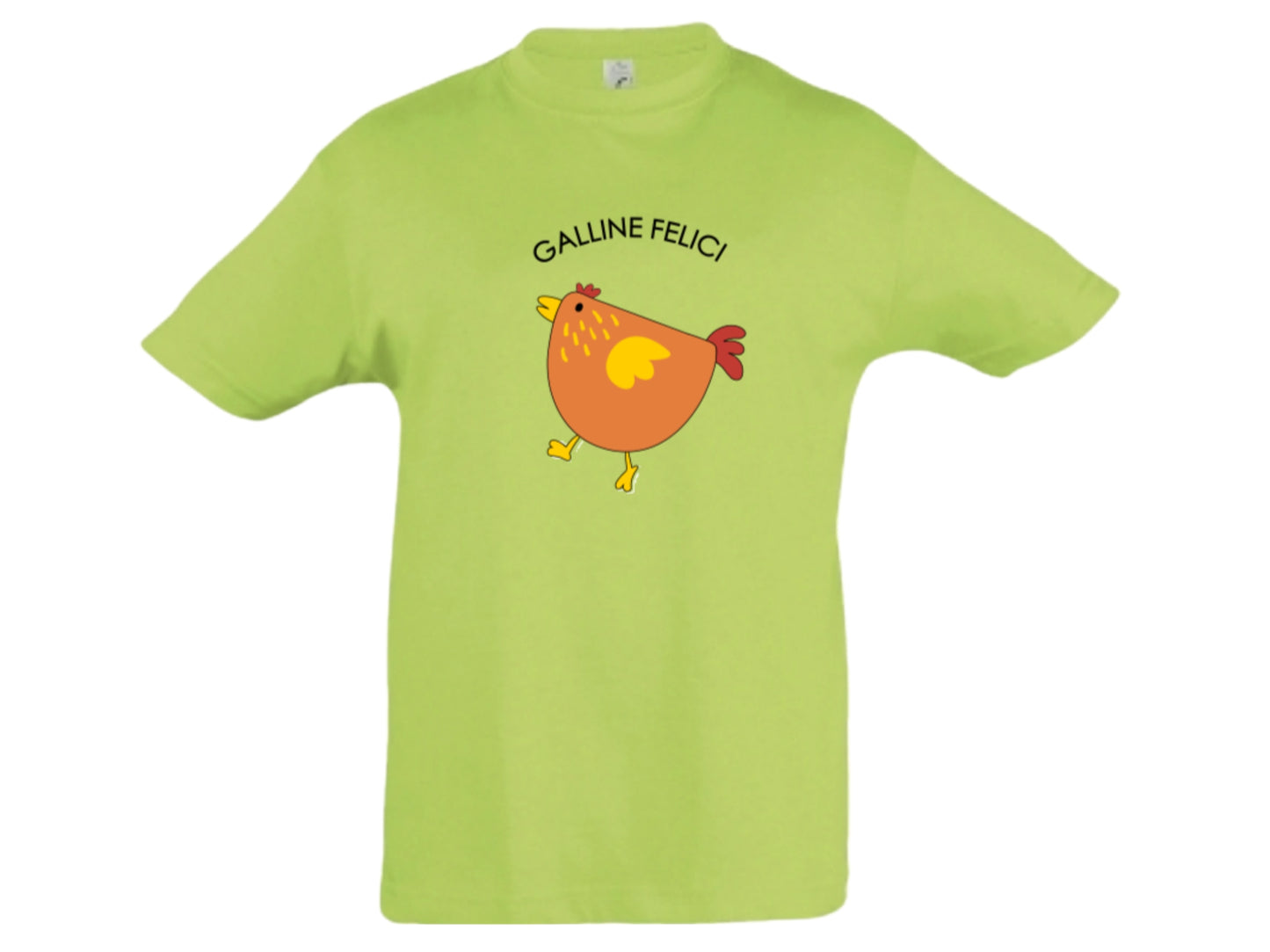 T-SHIRT GALLINE FELICI BAMBINI