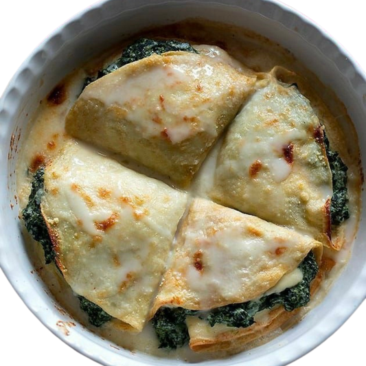 CRÊPES RICOTTA E SPINACI