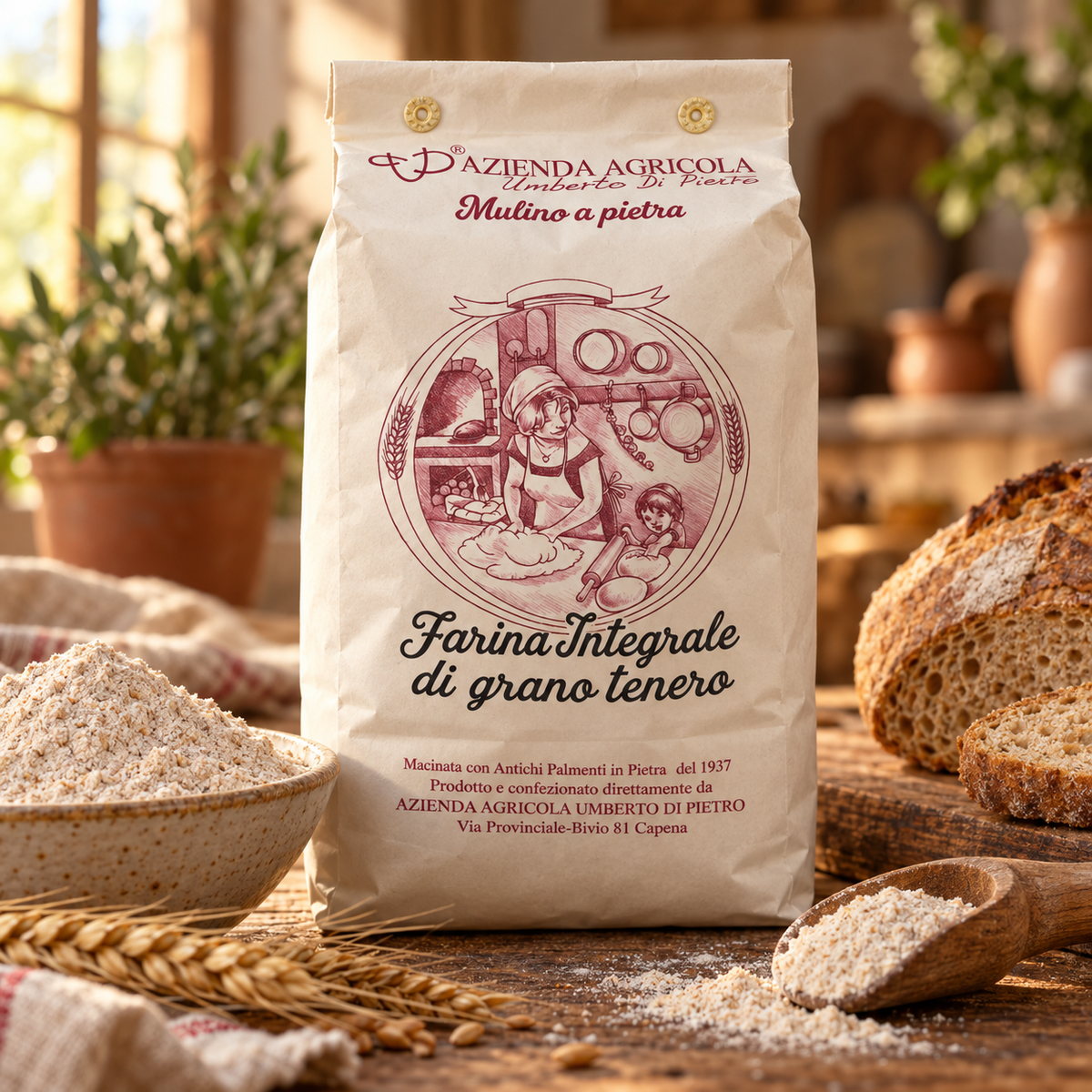 Farina Integrale di grano tenero