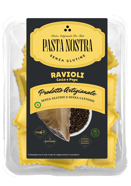 RAVIOLI CACIO E PEPE SENZA GLUTINE