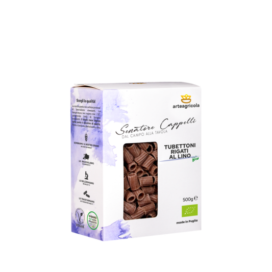 Tubettoni "al lino" biologici