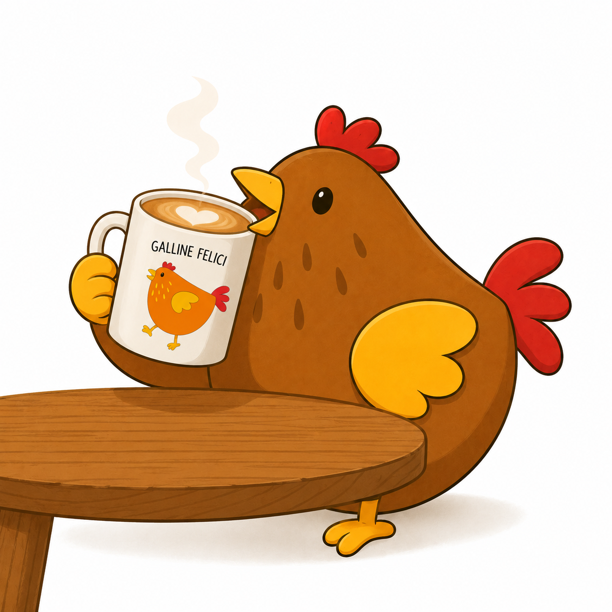 TAZZA GALLINE FELICI